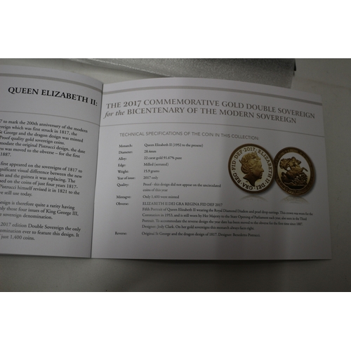 41 - 22ct/916 Hattons of London Elizabeth II Gold Double Sovereign Complete Designs Collection, 10 Piece ... 