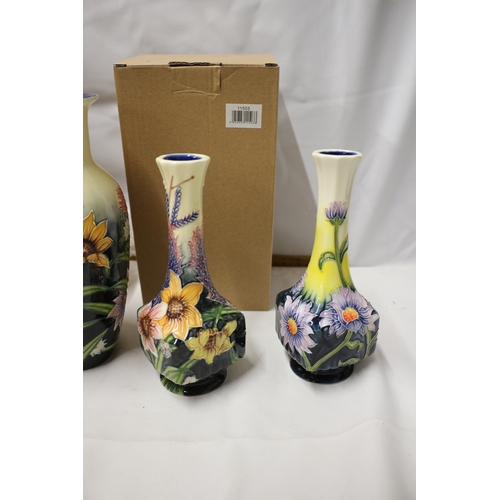 57 - 8x Old Tupton Ware Vases, Tallest 23cm