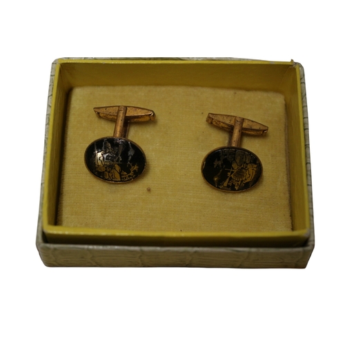 2 - Selection of Damascene Gold on Silver Jewellery