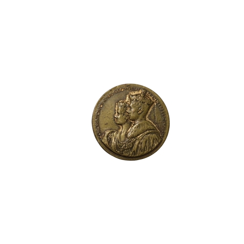 3 - Commemorative Coin as Pin Brooch, of George VI and Queen Elizabeth 1937