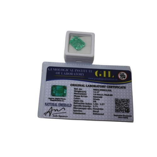 8 - Natural Emerald, 2 x Natural Sapphire and Natural Ruby with Lab Certificate