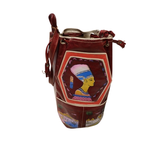 9 - Hand Painted Egyptian Leather Bags