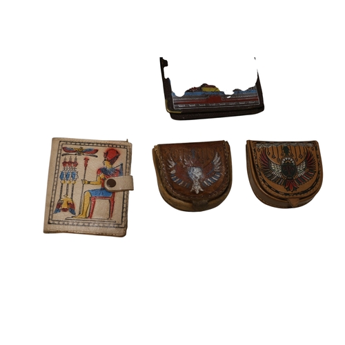 9 - Hand Painted Egyptian Leather Bags