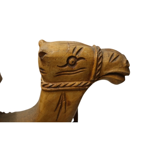 22 - Vintage Camel Stool, 90cm Long