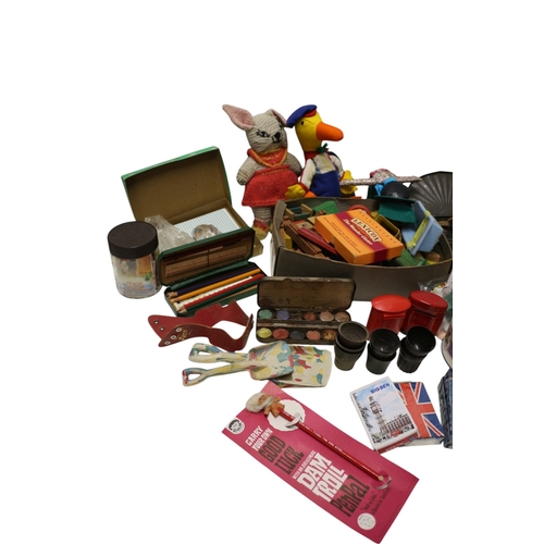 33 - Large Collection of Vintage Toys inc Chad Valley Mini Tea Set
