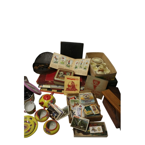 33 - Large Collection of Vintage Toys inc Chad Valley Mini Tea Set