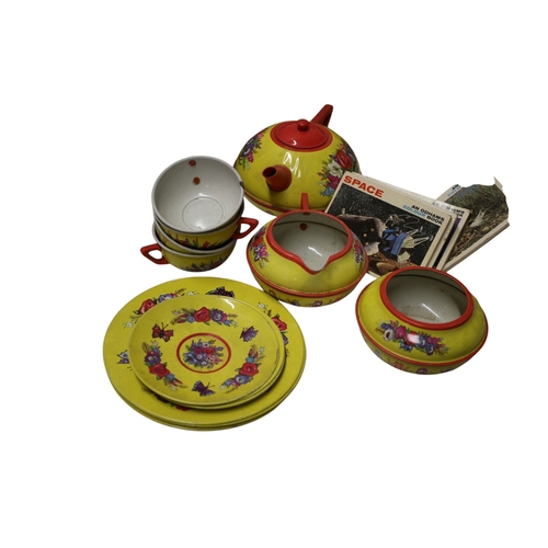 33 - Large Collection of Vintage Toys inc Chad Valley Mini Tea Set