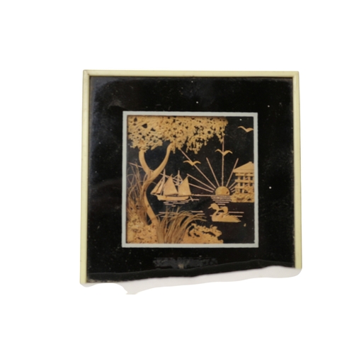 43 - Oriental Decorative Items inc Pictures, Ornaments and Fan