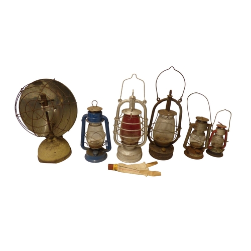 56 - Collection of Tilly Lamps Tallest 42cm