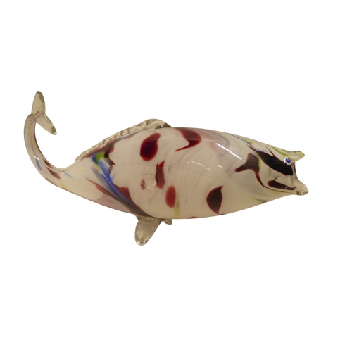 57 - Murano Glass Fish, 42cm Long