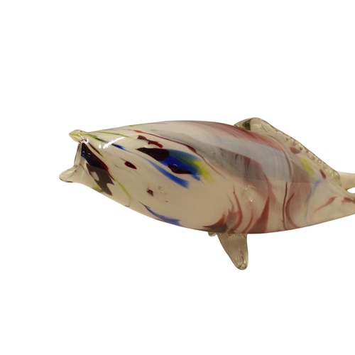 57 - Murano Glass Fish, 42cm Long