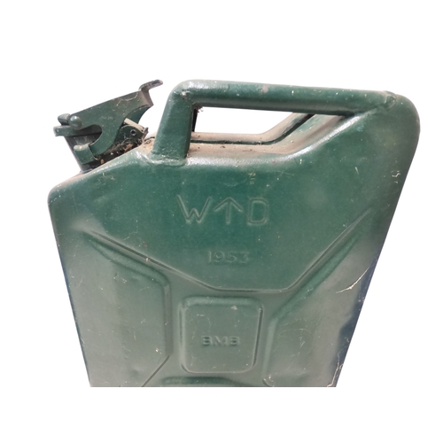 59 - Jerry Can marked 1953, 2x Metal Cans