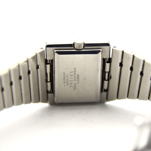 110 - *TO BE SOLD WITHOUT RESERVE*GENTLEMAN'S RARE VINTAGE SEIKO ASYMMETRICAL BLUE, CIRCA. 1975, REF. 11-4... 