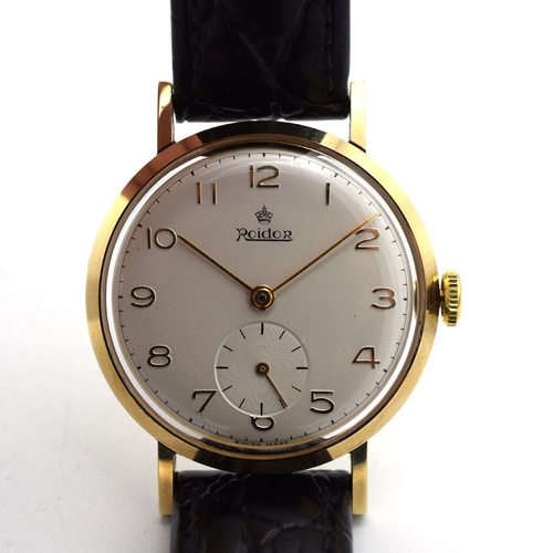 114 - *TO BE SOLD WITHOUT RESERVE*GENTLEMAN'S 9CT YELLOW GOLD ROLDOR PRECISION, CIRCA. 1964 