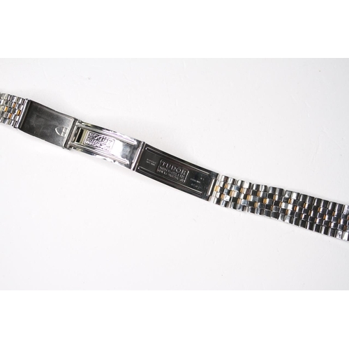136 - *TO BE SOLD WITHOUT RESERVE* TUDOR BI-COLOUR BRACELET REFERENCE 6248-17, stainless steel bracelet wi... 