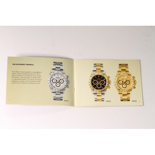 194 - RARE - Rolex Cosmograph Daytona Original Booklet, dated 3.1988, excellent condition