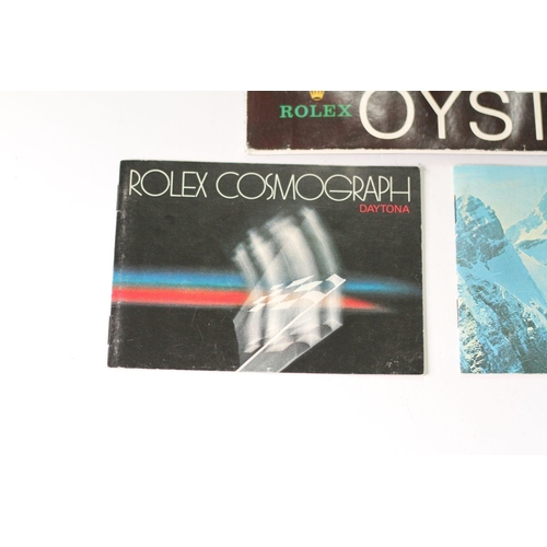 195 - 1981 Rolex Cosmograph Daytona booklet, 1980s Rolex Explorer booklet, Large Rolex Oyster Booklet 1992... 