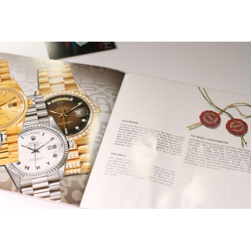 195 - 1981 Rolex Cosmograph Daytona booklet, 1980s Rolex Explorer booklet, Large Rolex Oyster Booklet 1992... 