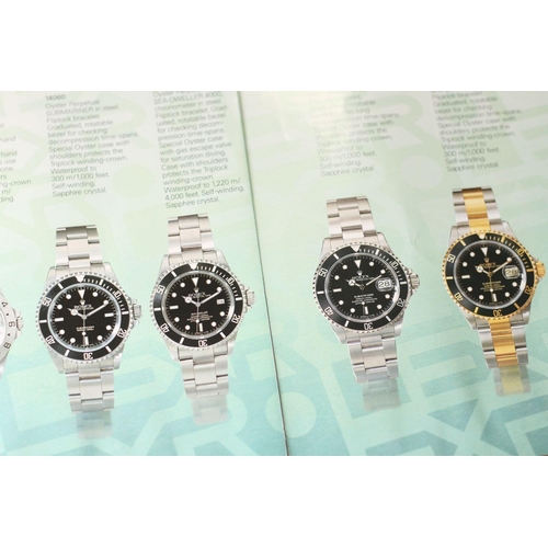 195 - 1981 Rolex Cosmograph Daytona booklet, 1980s Rolex Explorer booklet, Large Rolex Oyster Booklet 1992... 