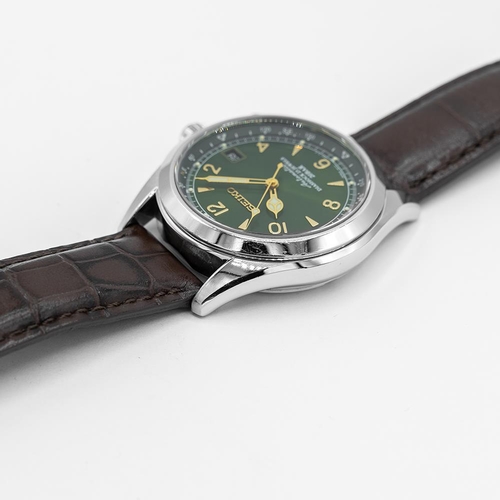 GENTLEMAN'S SEIKO ALPINIST GREEN, SARB017, 6R15-00E1, CIRCA. AUGUST 2007  BOX AND BOOKLET, 39MM CASE,