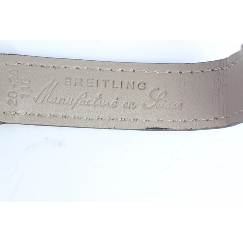 14 - BREITLING CHRONOMAT PROTOTYPE 81950 CIRCA 1984, circular black dial with baton hour markers, three s... 