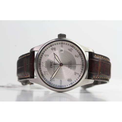 4 - IWC SCHAFFHAUSEN MARK XVI AUTOMATIC REFERENCE IW325502 WITH WATCHFINDER PAPERWORK, silver dial with ... 
