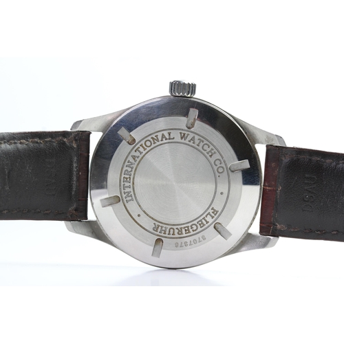 4 - IWC SCHAFFHAUSEN MARK XVI AUTOMATIC REFERENCE IW325502 WITH WATCHFINDER PAPERWORK, silver dial with ... 