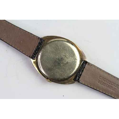40 - 9CT LONGINES MANUAL WIND CIRCA 1958, circular cream patina dial with arabic and dagger hour markers,... 
