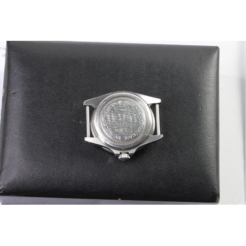 51 - TUDOR SUBMARINER SNOWFLAKE 7016/0 US NAVY DIVER CIRCA 1974, circular gloss black dial with with crea... 