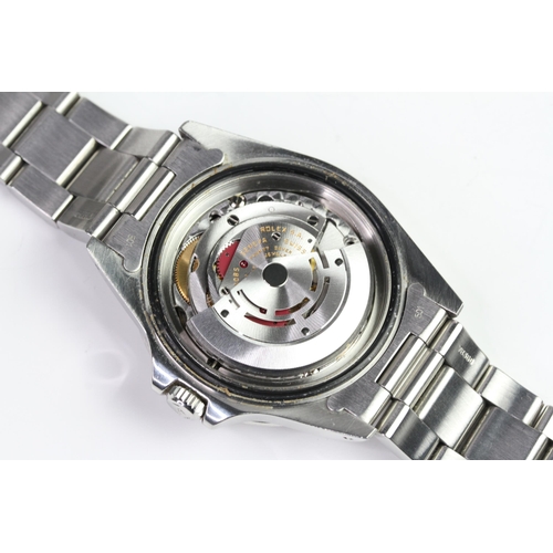 53 - ROLEX EXPLORER II 16550 BOX AND PAPERS 1986, circular gloss black dial with applied cream patina hou... 