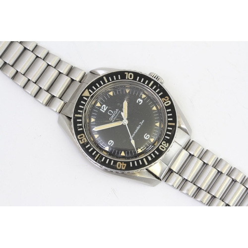 45 - VINTAGE OMEGA SEAMASTER 300 ‘STAR DIAL’ REFERENCE 165.024,  black dial with patina triangular hour m... 