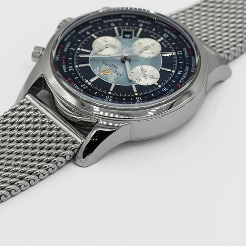 110 - GENTLEMAN'S BREITLING TRANSOCEAN UNITIMER CHRONOGRAPH, AB0510U4, MAY 2014 BOX & PAPERS, 46MM CASE, c... 