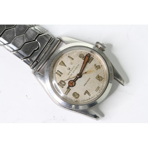 114 - VINTAGE ROLEX OYSTER SPEEDKING PRECISION 'CALIFORNIA DIAL' REFERENCE 4220 CIRCA 1960, silvered 'Cali... 