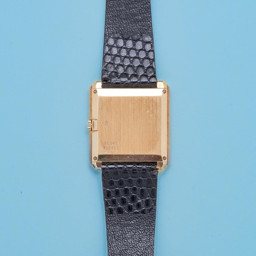 128 - GENTLEMAN'S RARE PIAGET PROTOCOLE 18CT GOLD ULTRATHIN WITH 18CT BUCKLE, 91542, CIRCA. 1979, 25MM CAS... 