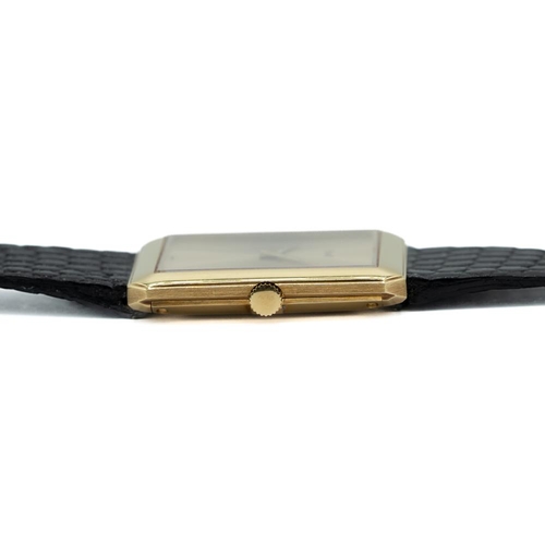 128 - GENTLEMAN'S RARE PIAGET PROTOCOLE 18CT GOLD ULTRATHIN WITH 18CT BUCKLE, 91542, CIRCA. 1979, 25MM CAS... 