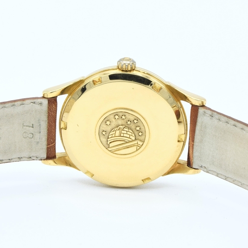 190 - OMEGA CONSTELLATION DATE AUTOMATIC CHRONOMETER MODEL 1685416 IN 18CT GOLD CASE WITH BOX AND PAPERS 1... 