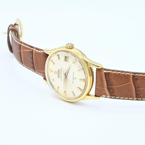 190 - OMEGA CONSTELLATION DATE AUTOMATIC CHRONOMETER MODEL 1685416 IN 18CT GOLD CASE WITH BOX AND PAPERS 1... 