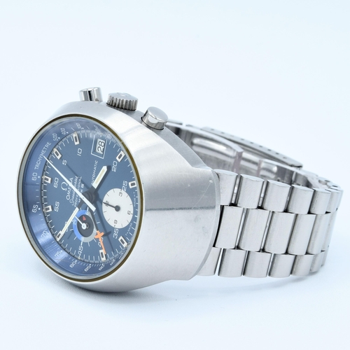 197 - OMEGA SPEEDMASTER MK3 AUTOMATIC CHRONOGRAPH MODEL 176.002 WITH STUNNING ELECTRIC BLUE DIAL IN STAINL... 