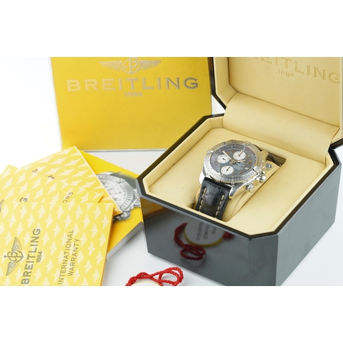 229 - BREITLING CHRONOMAT EVOLUTION AUTOMATIC CHRONOGRAPH W/ BOX & GUARANTEE PAPERS REF. A13356, circular ... 