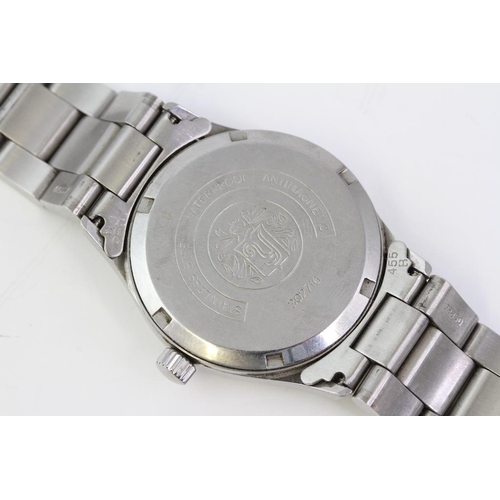 25 - *TO BE SOLD WITHOUT RESERVE* VINTAGE YEMA AUTOMATIC, circular silver dial with baton hour markers, 3... 