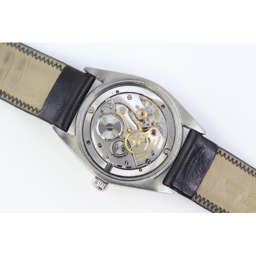 36 - VINTAGE ROLEX OYSTER DATE PRECISION REFERENCE 6694 CIRCA 1969, circular sunburst grey dial with bato... 