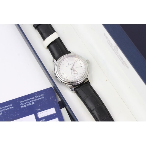 6 - REVUE THOMMEN POINTER DATE AUTOMATIC WITH BOX AND PAPERS 2009, circular silver dial with applied hou... 