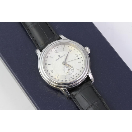 6 - REVUE THOMMEN POINTER DATE AUTOMATIC WITH BOX AND PAPERS 2009, circular silver dial with applied hou... 