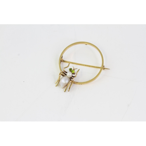 864 - Spider Brooch