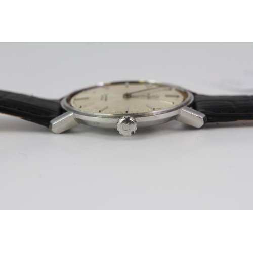 105 - *TO BE SOLD WITHOUT RESERVE* VINTAGE OMEGA SEAMASTER DE VILLE CIRCA 1960s, circular silver dial with... 