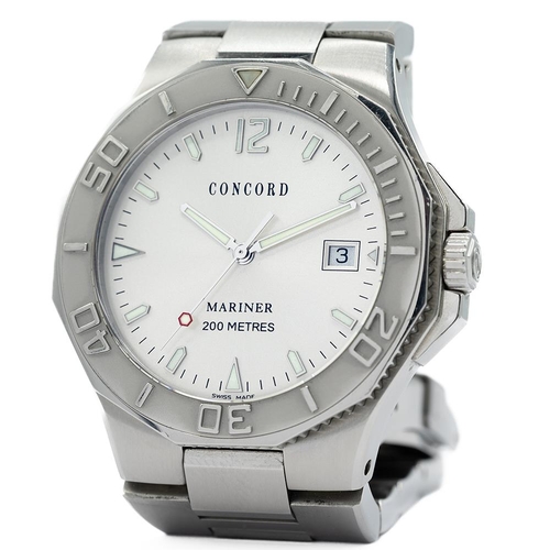 138 - GENTLEMAN'S CONCORD MARINER INTEGRATED BRACELET, AUTOMATIC ETA 2892-2, CIRCA. 2010S WITH BOX, 41MM C... 