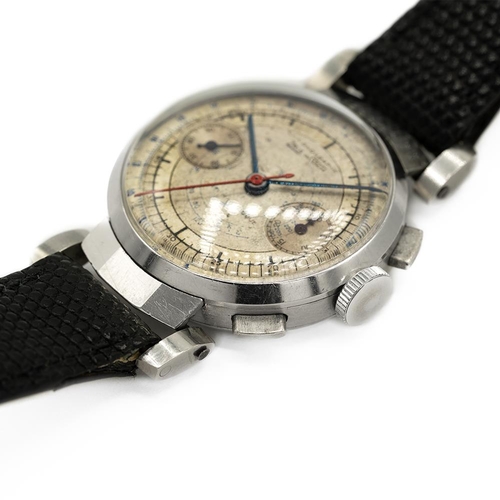 141 - GENTLEMAN'S ZAIS WATCH CHRONOGRAPH HINGED LUGS CHRONOGRAPH, LANDERON 13, CIRCA. 1930S, 32.5MM CASE, ... 