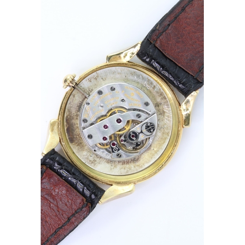 27 - RARE VINTAGE VACHERON & CONSTANTIN DRESS WATCH CIRCA 1950s, silvered dial with gold dagger hour mark... 