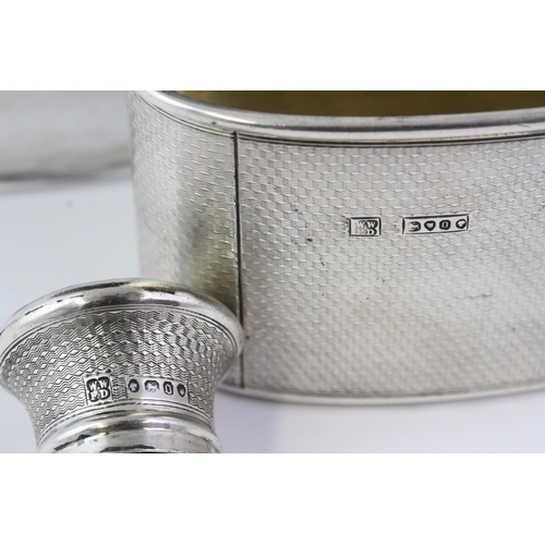 354 - ASPREY SILVER FLASK