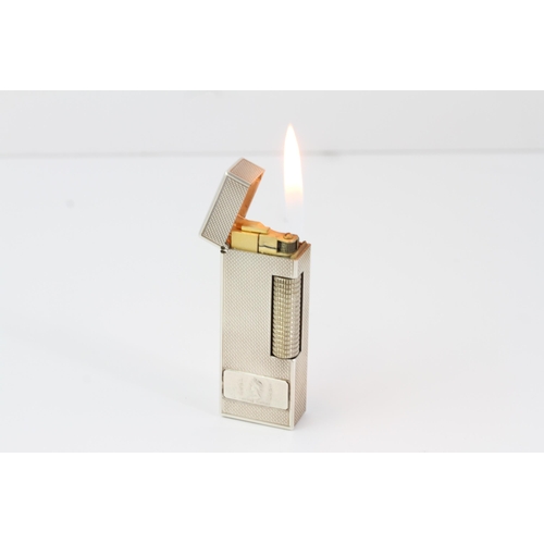 361 - RARE CIRCA 1977 ROYAL JUBILEE SILVER DUNHILL LIGHTER WITH BOX, Hallmarked silver, stamped No.4, with... 